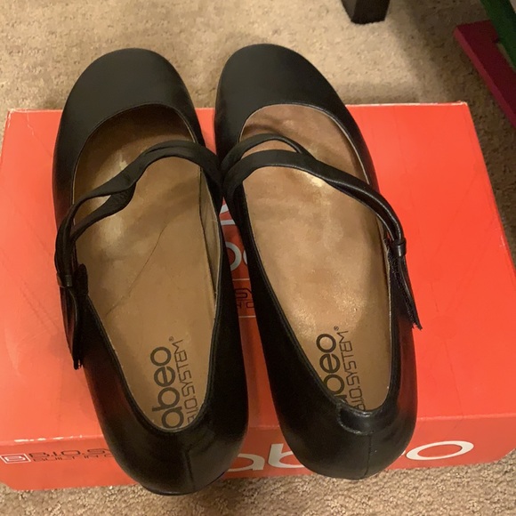 Abeo Tiana Neutral Bio System Black Mary Jane Shoe - Picture 3 of 6